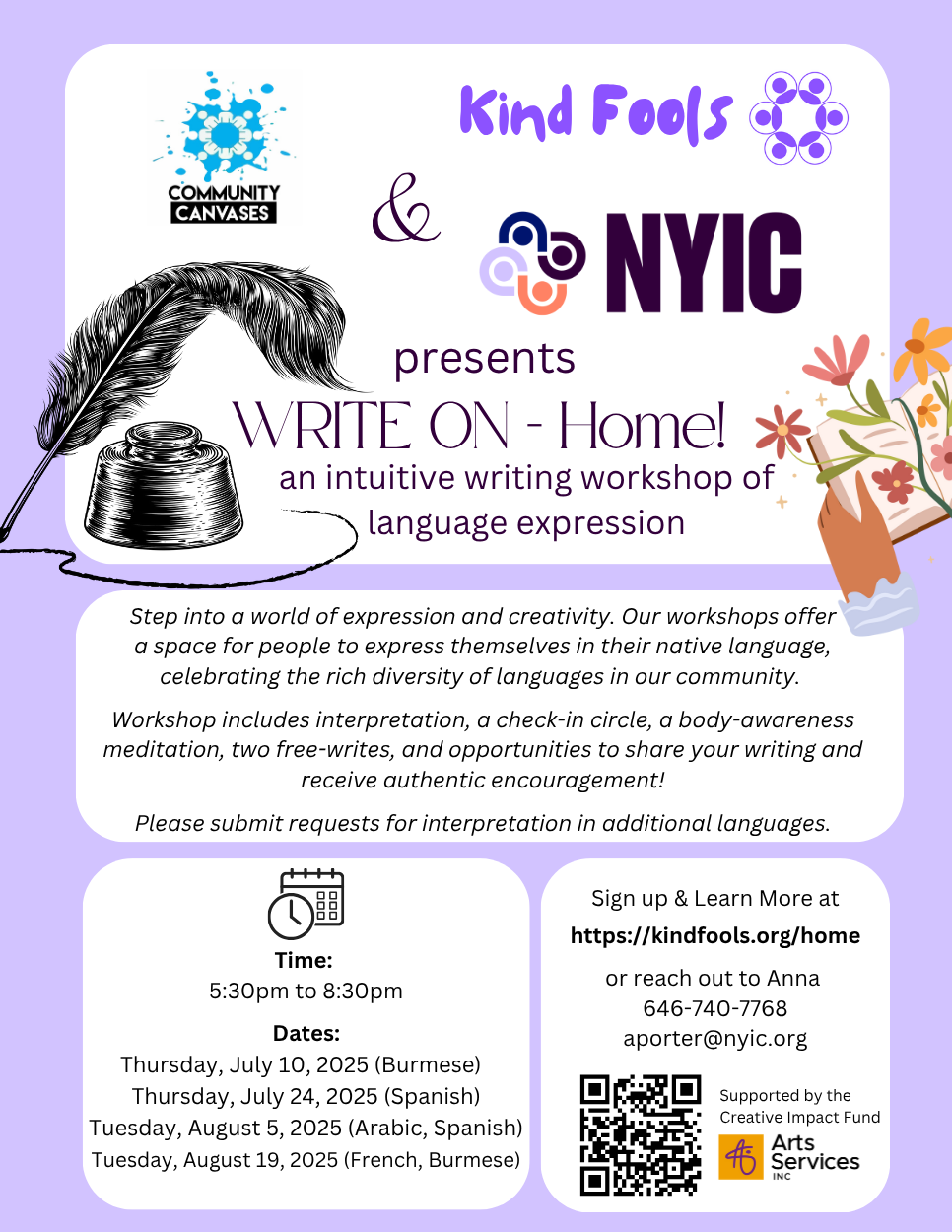 WRITE ON - Home Poster English